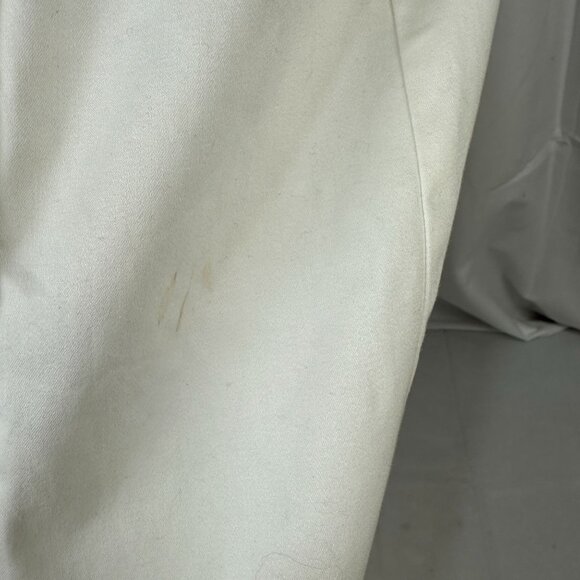 White House Black Market White Button-Front Belted Dress Size 00 - Picture 3 of 7